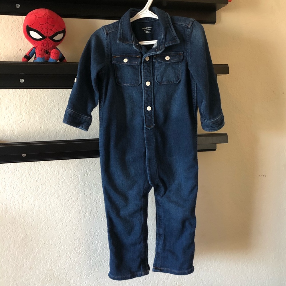 Adorable Jean 1 Piece Toddler Outfit